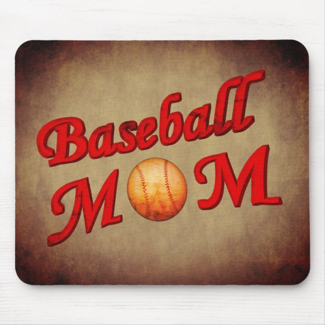 Baseball-Mama  Mousepad (Vorne)
