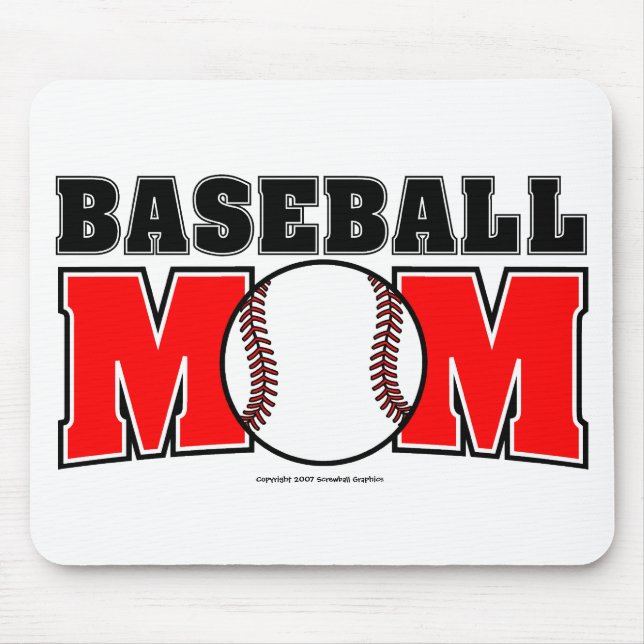Baseball Mama Mousepad (Vorne)