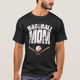 Baseball Mama Muttertag 2 T-Shirt