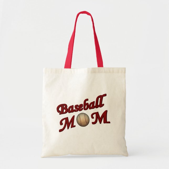 Baseball-Mama-niedliche Taschen-Tasche Tragetasche (Vorne)
