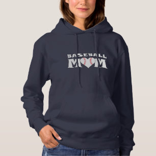 Baseball Mama Player Name und Jersey Number Hoodie