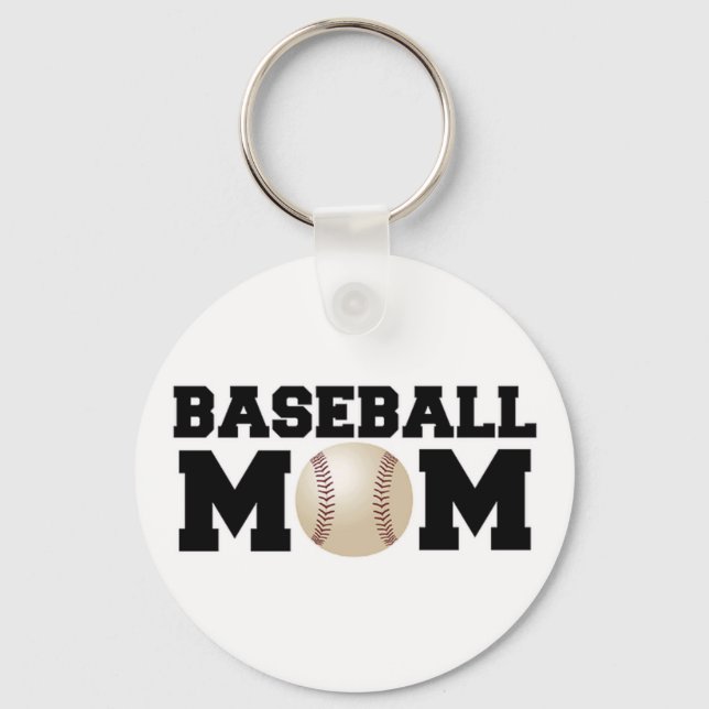 Baseball-Mama Schlüsselanhänger (Vorderseite)