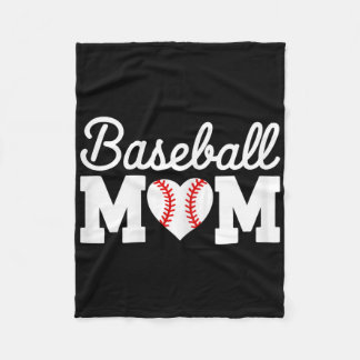Baseball Mama Shirt Frauen Baseball Herzmütter Da Fleecedecke