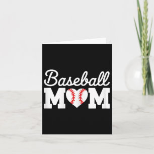 Baseball Mama Shirt Frauen Baseball Herzmütter Da Karte