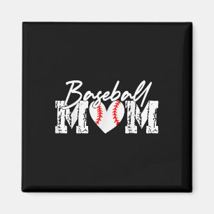 Baseball Mama Shirt Mütter Tag Geschenke Mama Game Magnet