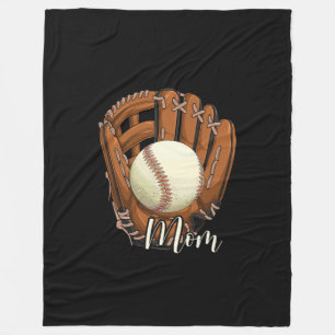 Baseball Mama Softball Mama Muttertag Fleecedecke
