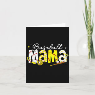Baseball Mama Spieltag für Kinder Mädchen Frauen M Karte