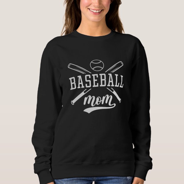 Baseball-Mama Sweatshirt (Vorderseite)