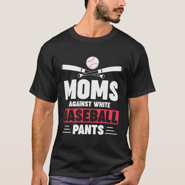 Baseball-Mama T-Shirt (Vorderseite)