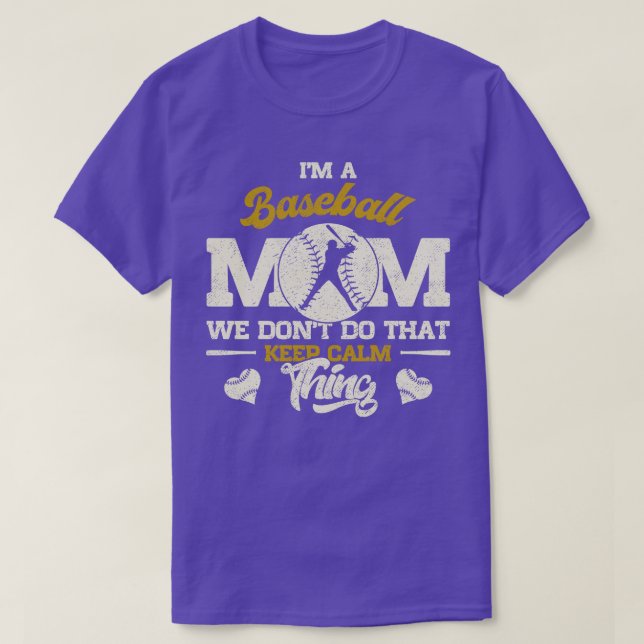 Baseball-Mama T-Shirt (Design vorne)