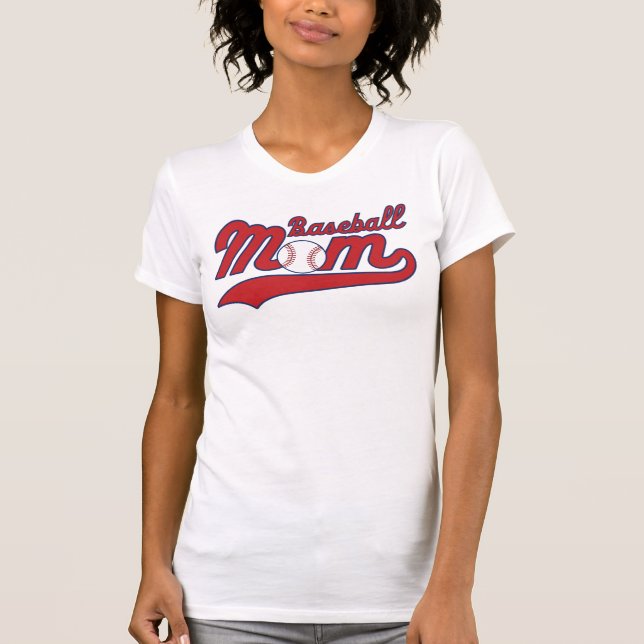 Baseball-Mama-T - Shirt (Vorderseite)