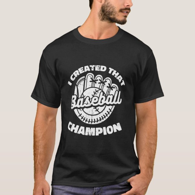 Baseball-Mama T-Shirt (Vorderseite)