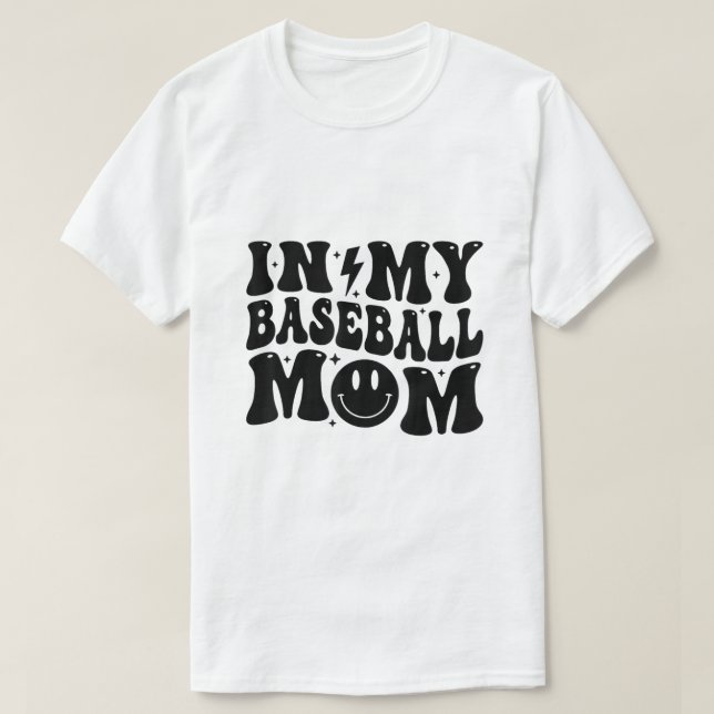 Baseball-Mama T-Shirt (Design vorne)