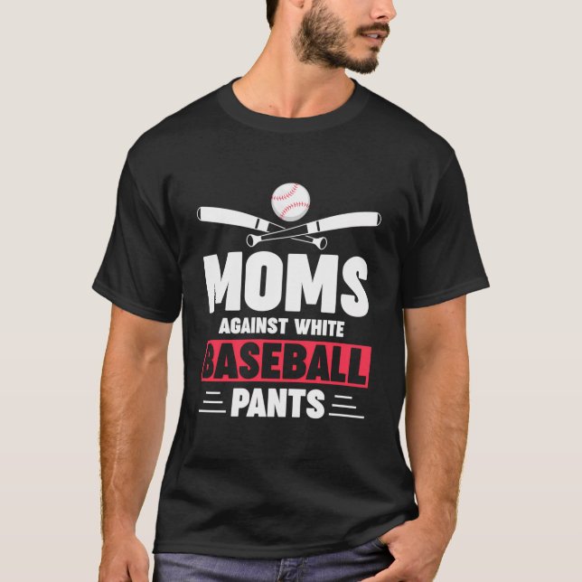 Baseball-Mama T-Shirt (Vorderseite)