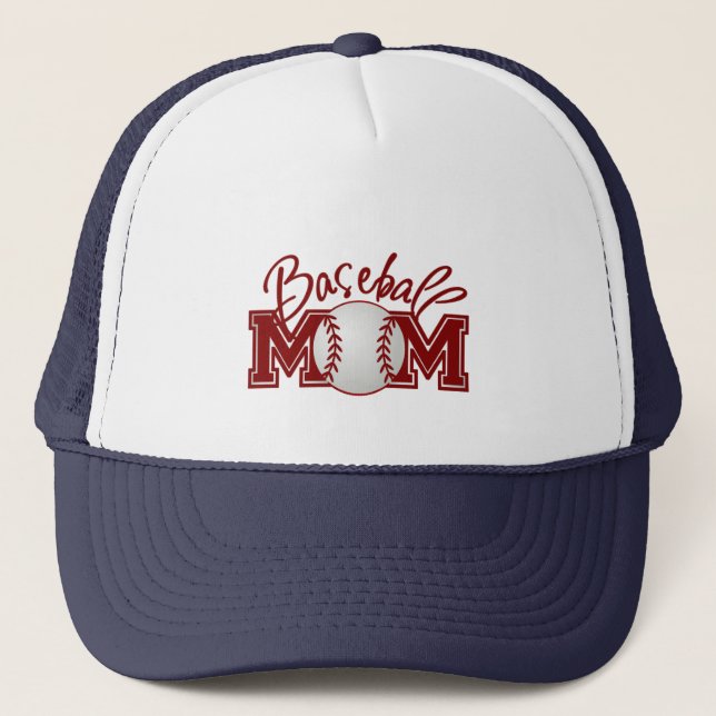 Baseball MAMA Truckerkappe (Vorderseite)