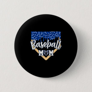 Baseball Mama Zuhause Tafel Eiscreme Tropfen mit S Button