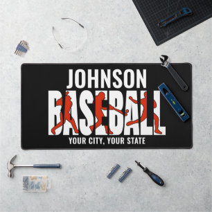 Baseball-Mannschaft ADD NAME Champion Spiel Spiele Schreibtischunterlage
