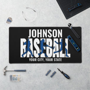 Baseball-Mannschaft ADD NAME Champion Spiel Spiele Schreibtischunterlage