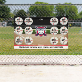 Baseball-Mannschaft Banner