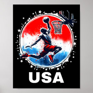 Baseball-Mannschaft Baseball Flying Bisonrel USA-T Poster