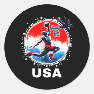 Baseball-Mannschaft Baseball Flying Bisonrel USA-T Runder Aufkleber