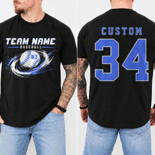 Baseball-Mannschaftsshirt für Spieler und Fans T-Shirt