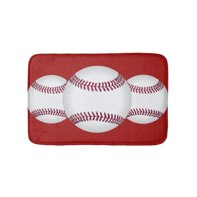Baseball-Mannschaftssport-Bad-Matten-Zusatz Badematte (Vorderseite)