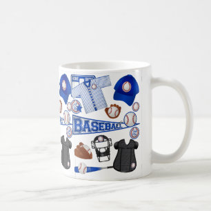 Baseball-Material Tasse