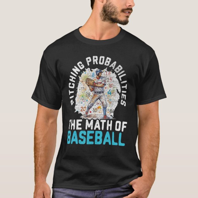 Baseball Math Teacher Mathematician Sport Baseball T-Shirt (Vorderseite)