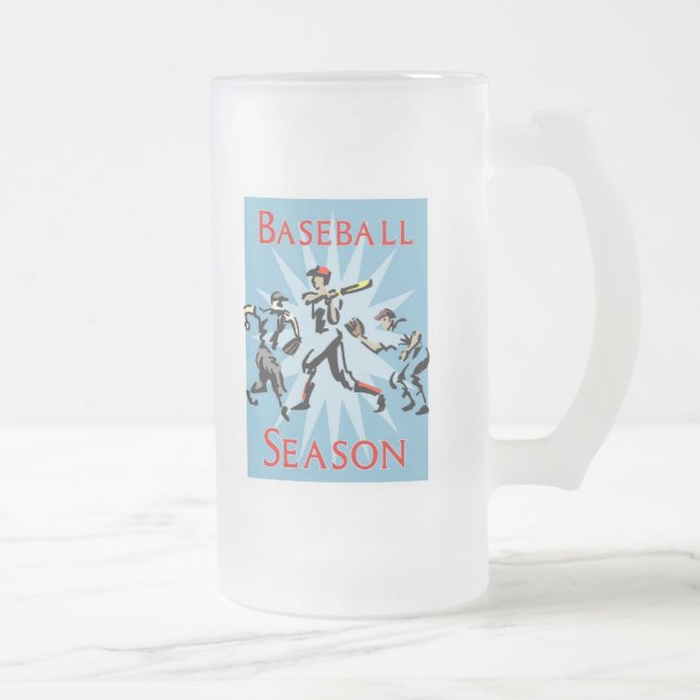 Baseball-Mattierte TASSE (Rechts)