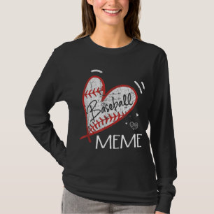 Baseball Meme für Oma Frauen Muttertagspenden T-Shirt