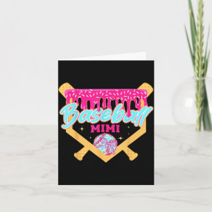 Baseball Mimi-Drip-Eiscreme-Baseballsaison Karte
