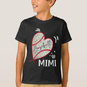 Baseball Mimi Familien-Matching-Design für Spieler T-Shirt