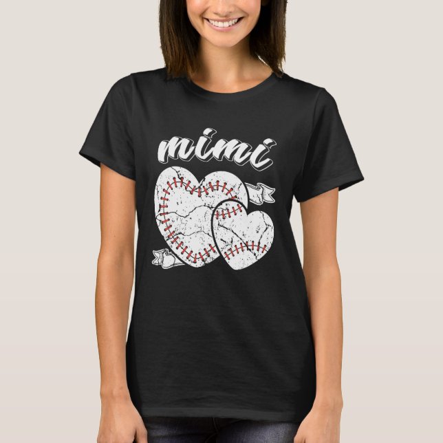 Baseball Mimi Herzball Cool Baseball Proud Grand T-Shirt (Vorderseite)