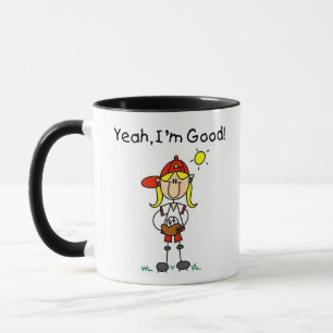Baseball Mir Geht's Gut Tasse