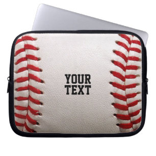 Baseball mit anpassbarem Text Laptopschutzhülle