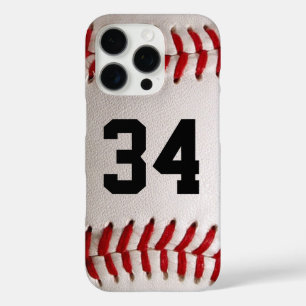 Baseball mit benutzerdefinierbarer Nummer iPhone 16 Pro Hülle