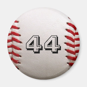 Baseball mit benutzerdefinierbarer Nummer Magnet