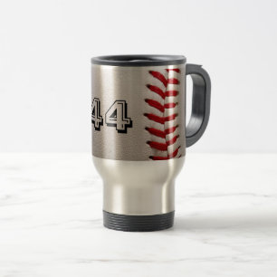 Baseball mit benutzerdefinierbarer Nummer Reisebecher