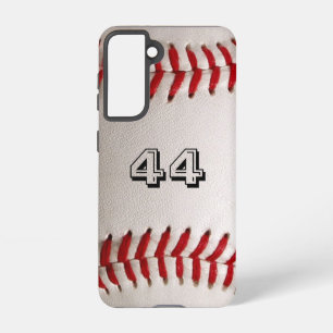 Baseball mit benutzerdefinierbarer Nummer Samsung Galaxy Hülle