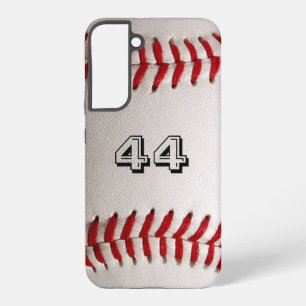 Baseball mit benutzerdefinierbarer Nummer Samsung Galaxy Hülle