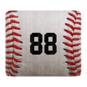 Baseball mit benutzerdefinierbarer Nummer Schneidebrett