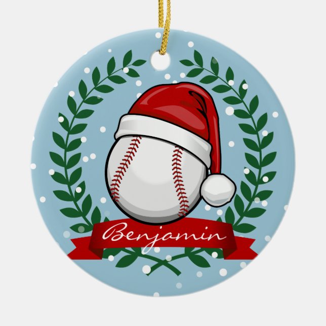 Baseball mit einer keramikornament (Vorne)