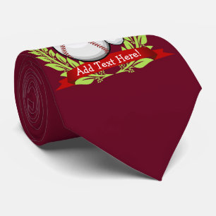 Baseball mit einer krawatte