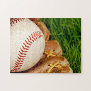 Baseball mit Mitt Puzzle