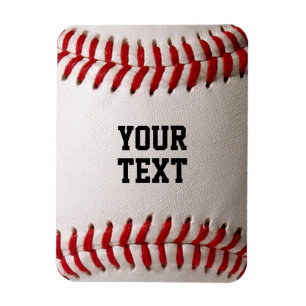 Baseball mit Personalisiertem Namen Magnet