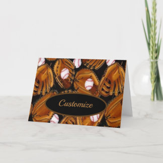 Baseball-Mitt-freier Raum Karte