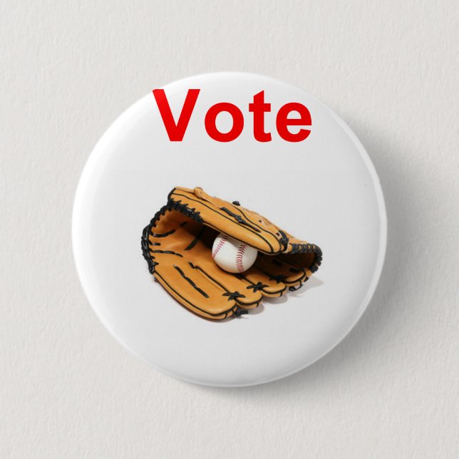 Baseball Mitt Romney 2012 Button (Vorderseite)