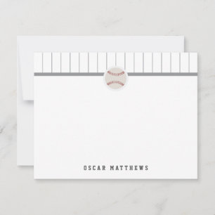 Baseball Mitteilungskarte