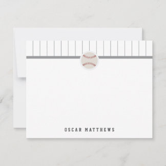 Baseball Mitteilungskarte